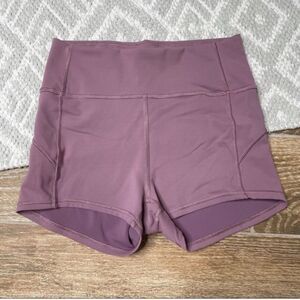 Lululemon In Movement Shorts Mauve Size 10